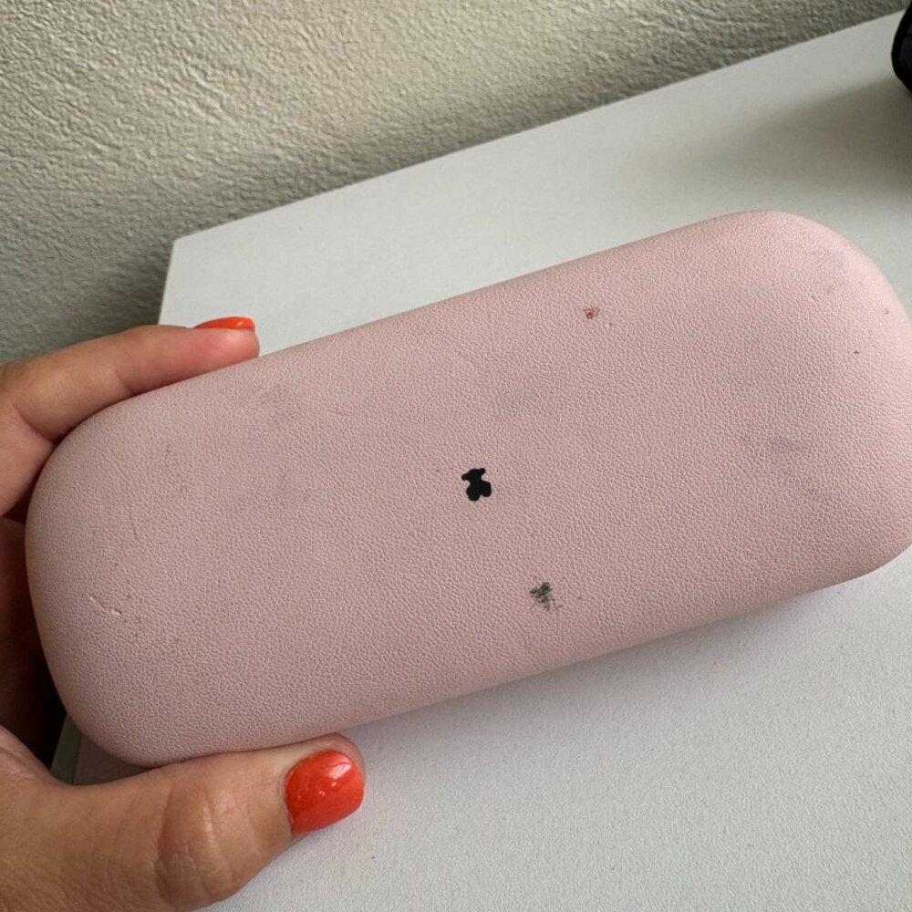 TOUS Semi Rimless Rectangular Eyeglasses Bear Log… - image 11